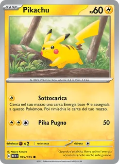 Pikachu (151 #025/165)