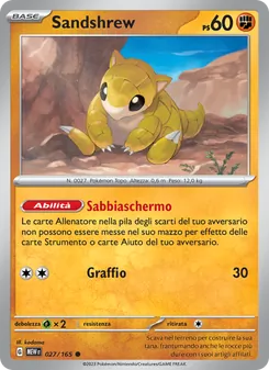 Sandshrew (151 #027/165)