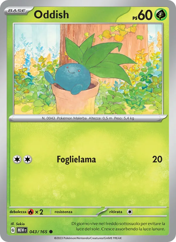 Oddish (151 #043/165)
