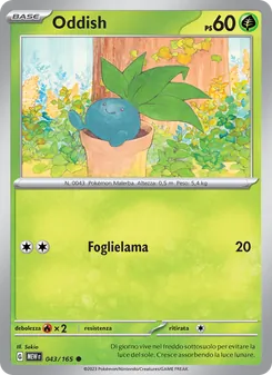 Oddish (151 #043/165)