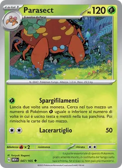 Parasect (151 #047/165)