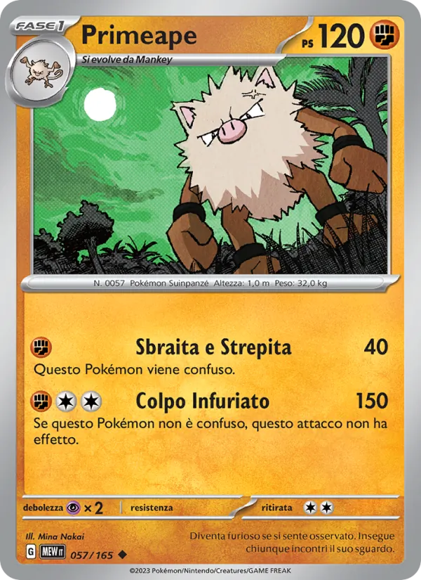 Primeape (151 #057/165)