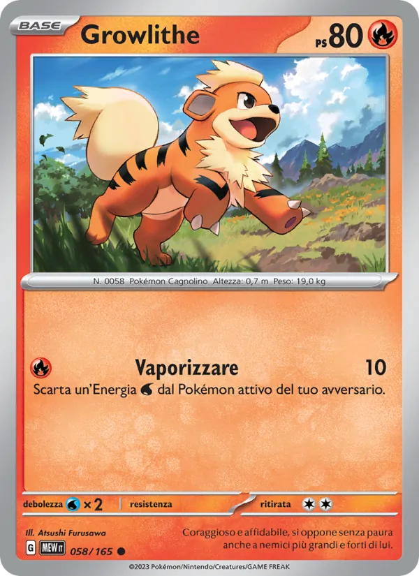 Growlithe (151 #058/165)
