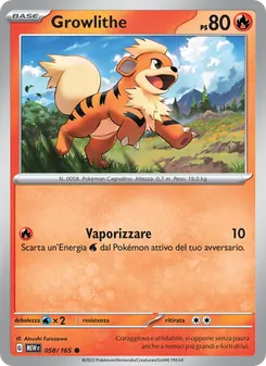 Growlithe (151 #058/165)
