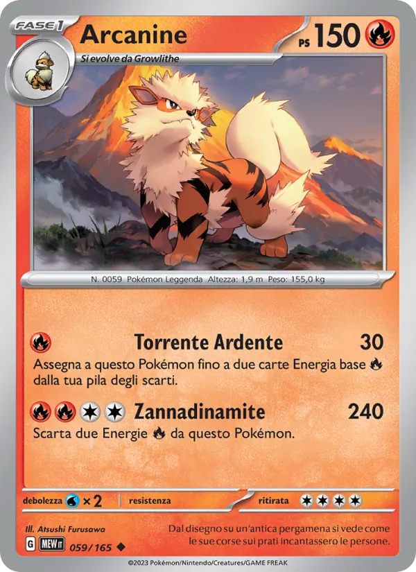 Arcanine (151 #059/165)