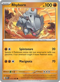 Rhyhorn (151 #111/165)
