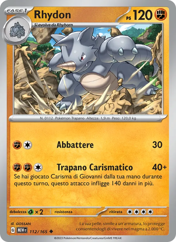 Rhydon (151 #112/165)