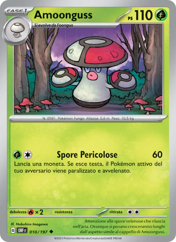 Amoonguss (Ossidiana Infuocata #010/197)