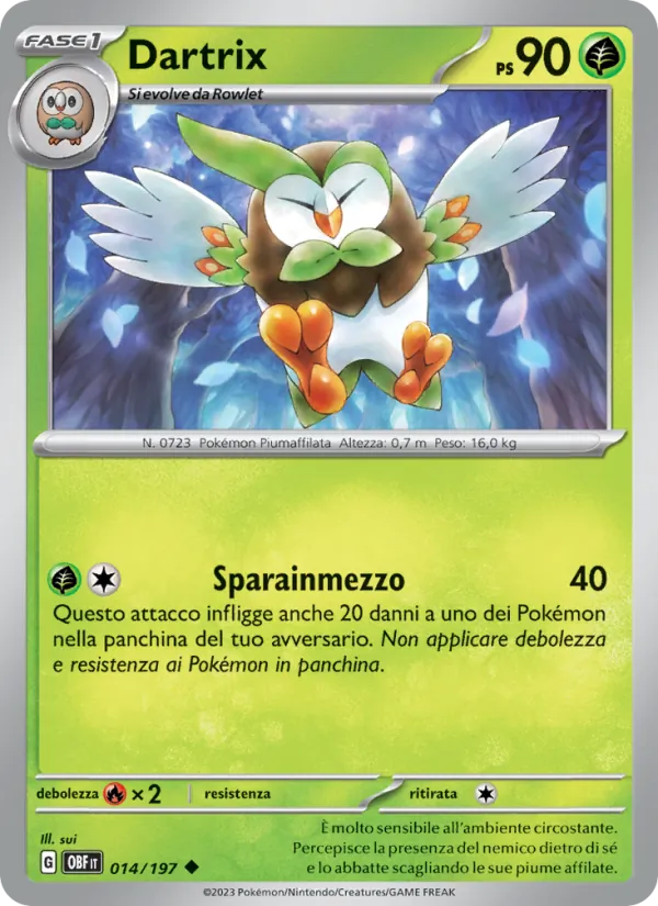 Dartrix (Ossidiana Infuocata #014/197)