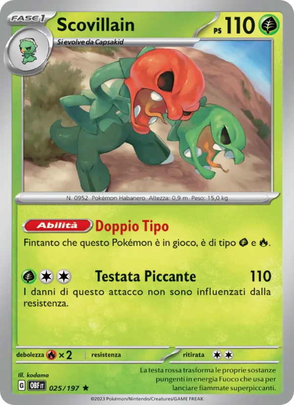 Scovillain (Ossidiana Infuocata #025/197)