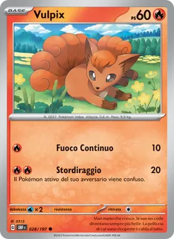 Vulpix (Ossidiana Infuocata #028/197)