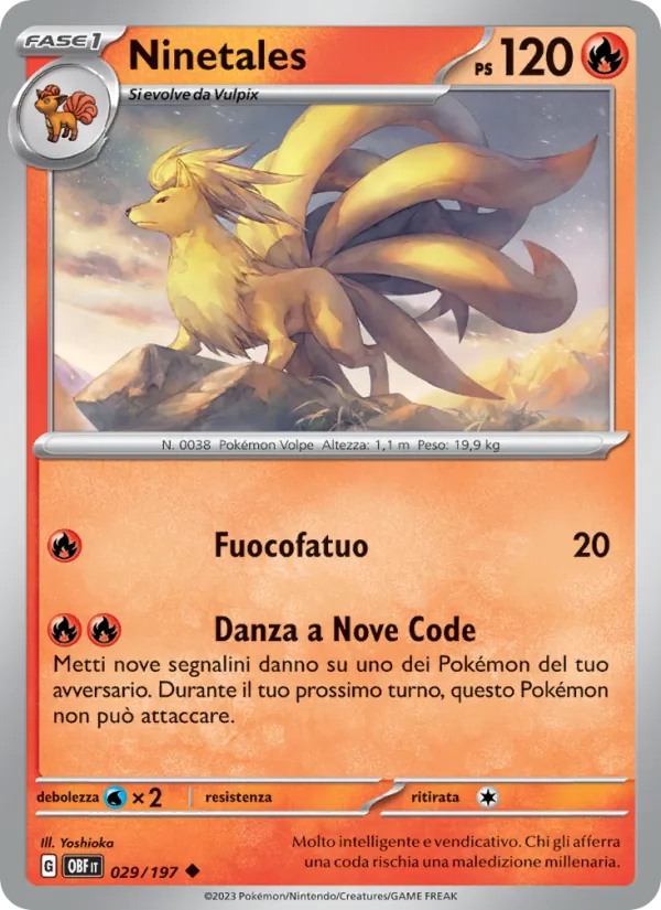 Ninetales (Ossidiana Infuocata #029/197)