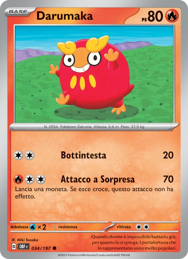 Darumaka (Ossidiana Infuocata #034/197)