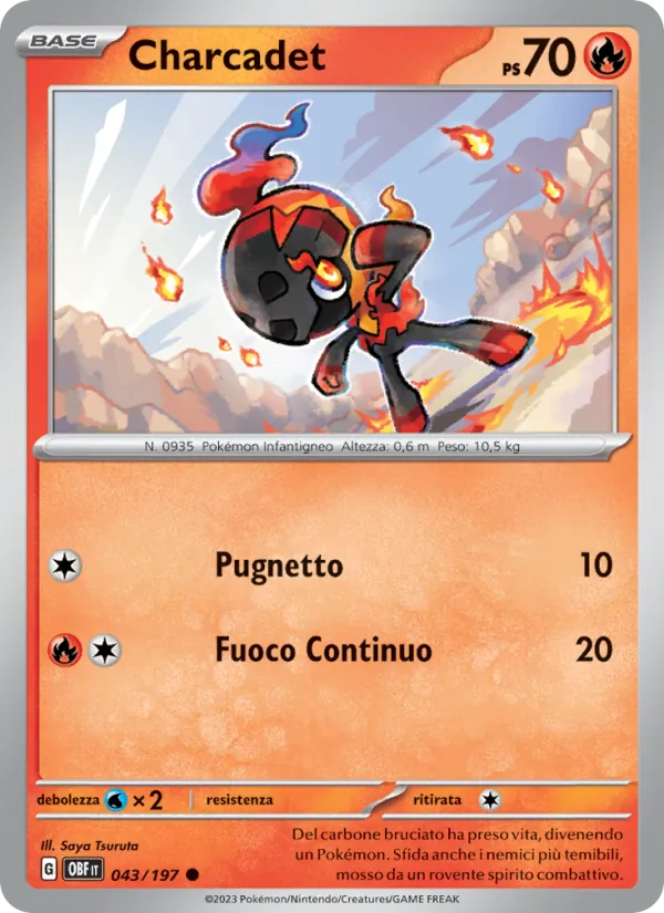 Charcadet (Ossidiana Infuocata #043/197)