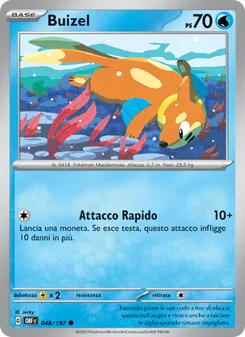 Buizel (Ossidiana Infuocata #048/197)