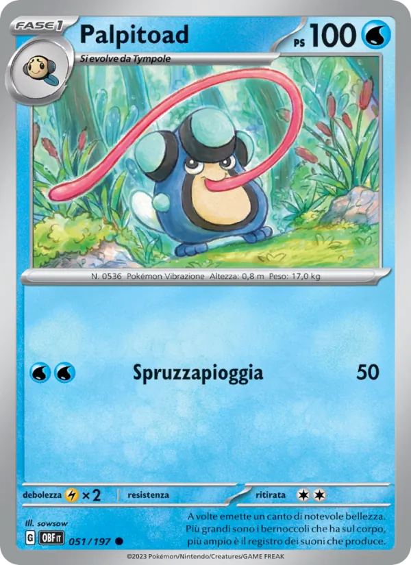 Palpitoad (Ossidiana Infuocata #051/197)