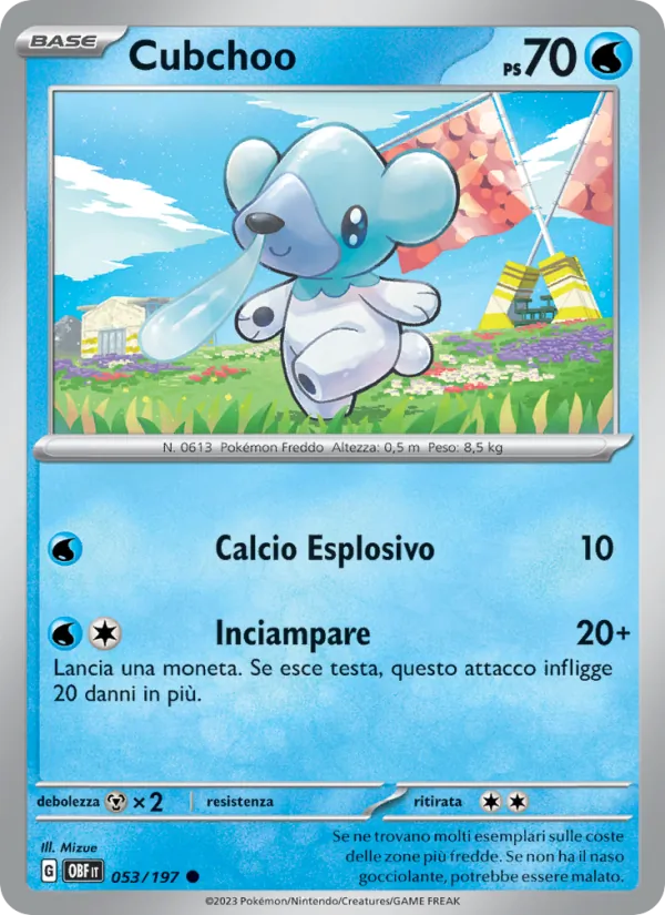 Cubchoo (Ossidiana Infuocata #053/197)