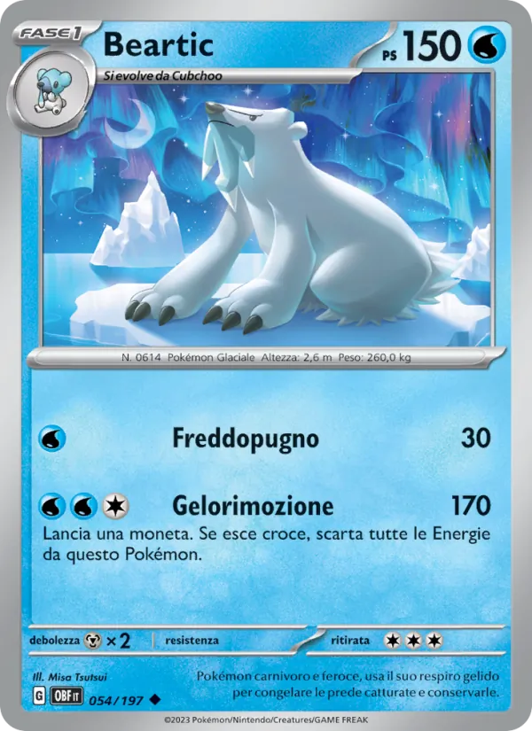 Beartic (Ossidiana Infuocata #054/197)