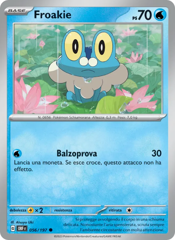 Froakie (Ossidiana Infuocata #056/197)