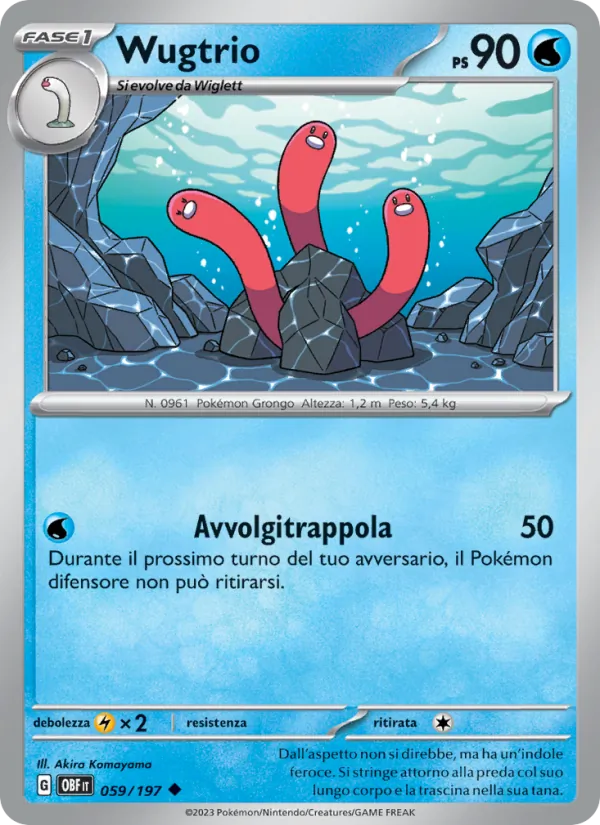 Wugtrio (Ossidiana Infuocata #059/197)