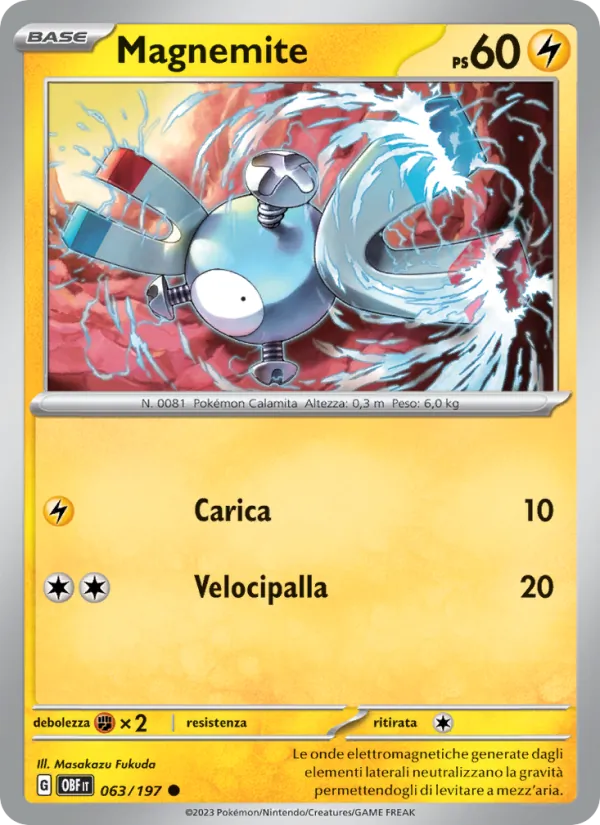 Magnemite (Obsidian Flames #063/197)