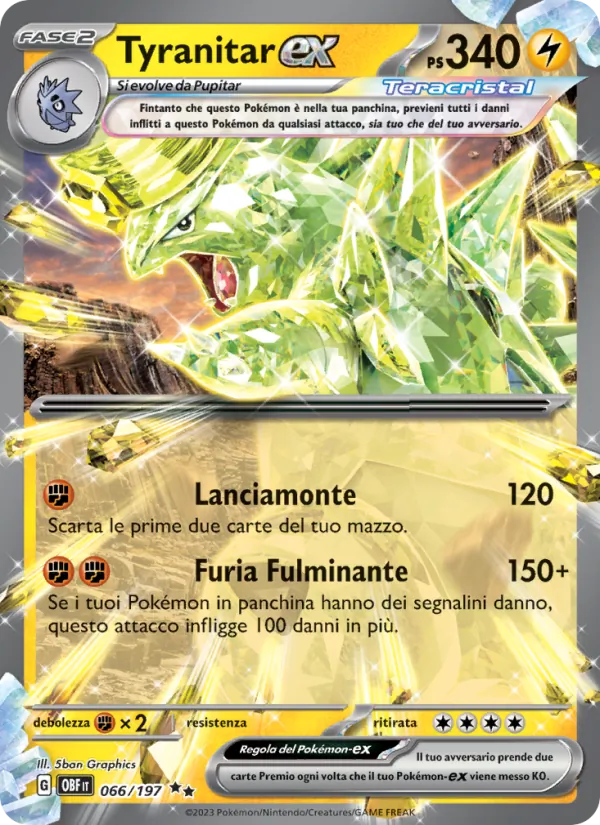 Tyranitar-ex (Obsidian Flames #066/197)
