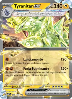 Tyranitar-ex (Ossidiana Infuocata #066/197)