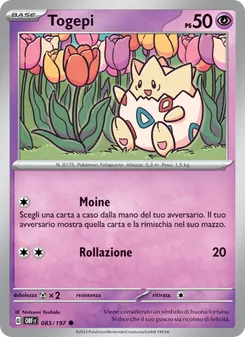 Togepi (Ossidiana Infuocata #083/197)