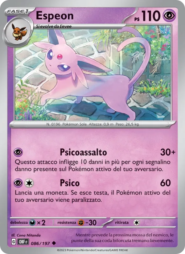 Espeon (Ossidiana Infuocata #086/197)