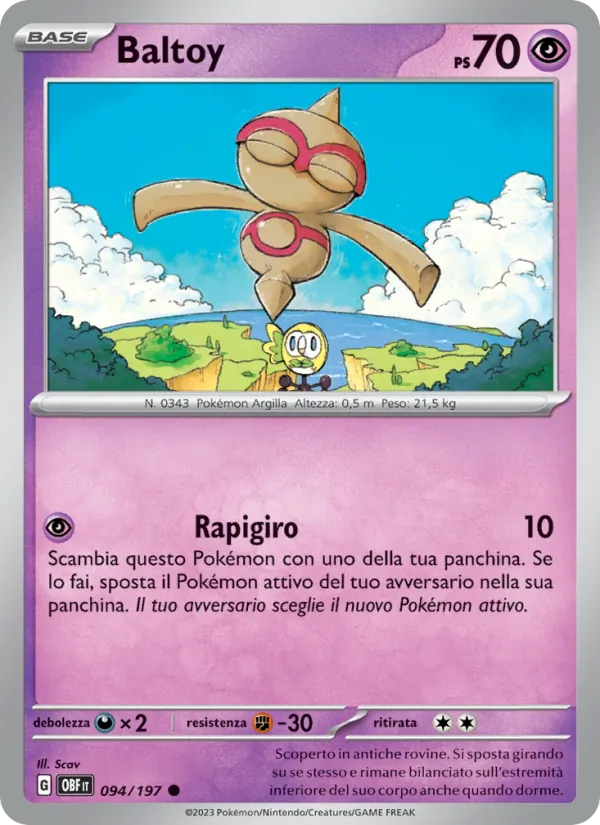 Baltoy (Ossidiana Infuocata #094/197)