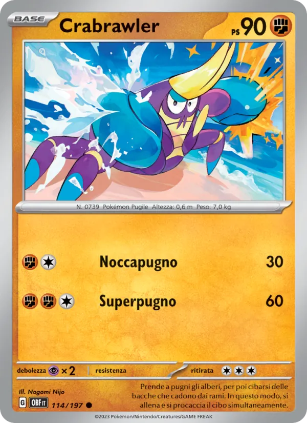 Crabrawler (Obsidian Flames #114/197)