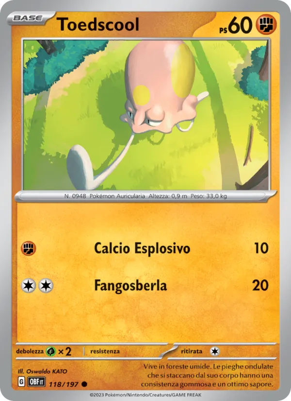 Toedscool (Ossidiana Infuocata #118/197)
