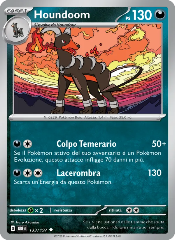 Houndoom (Obsidian Flames #133/197)
