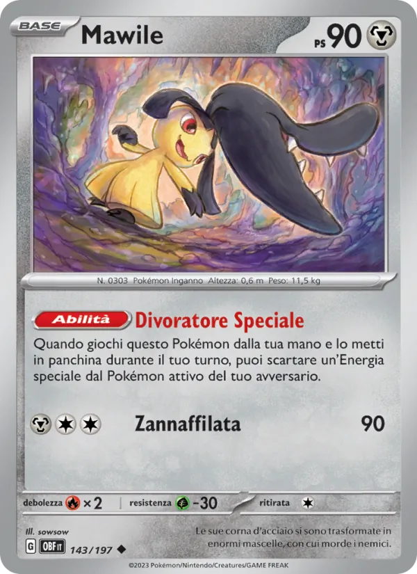 Mawile (Ossidiana Infuocata #143/197)