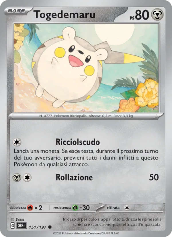 Togedemaru (Obsidian Flames #151/197)