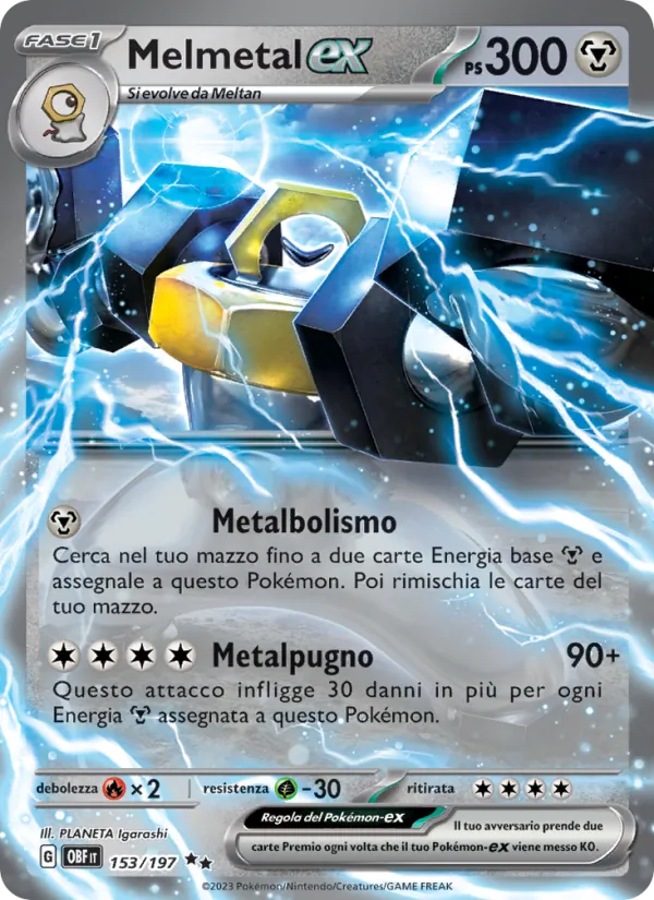 Melmetal-ex (Ossidiana Infuocata #153/197)