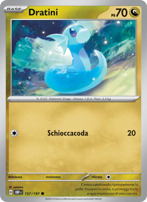 Dratini (Ossidiana Infuocata #157/197)