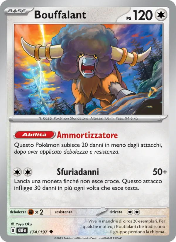 Bouffalant (Ossidiana Infuocata #174/197)