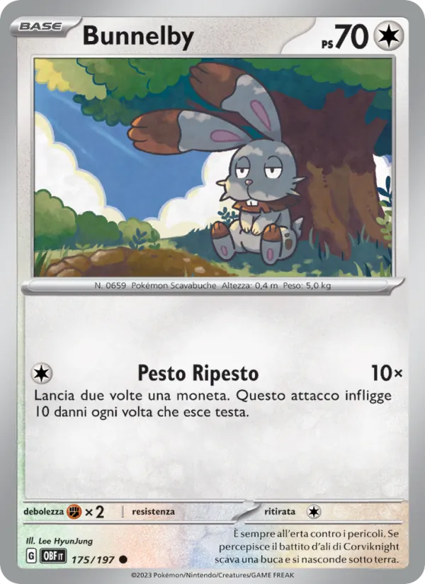 Bunnelby (Ossidiana Infuocata #175/197)