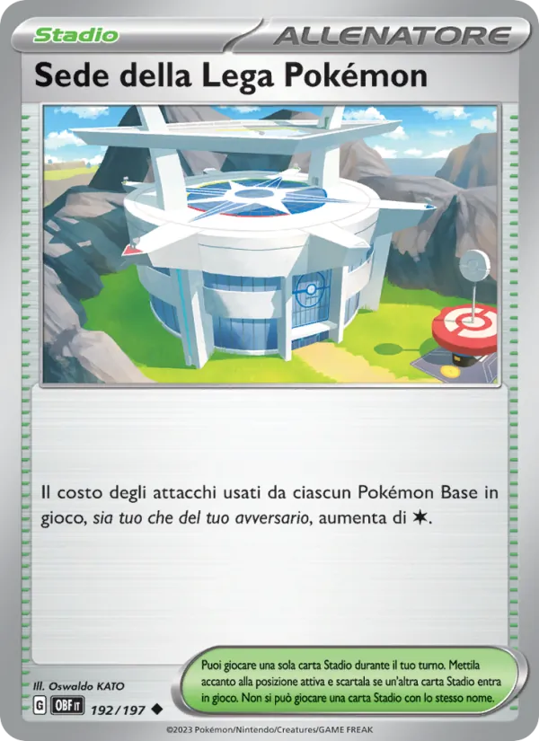 Sede della Lega Pokémon (Ossidiana Infuocata #192/197)