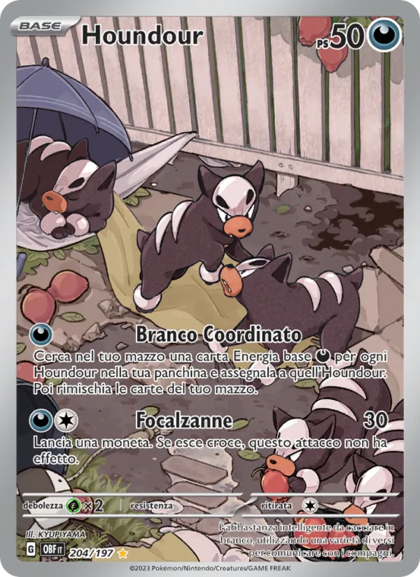 Houndour (Ossidiana Infuocata #204/197)