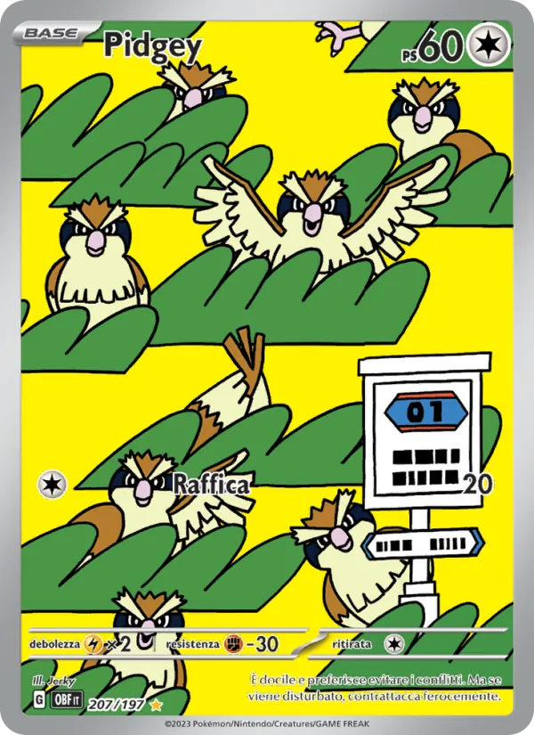 Pidgey (Ossidiana Infuocata #207/197)