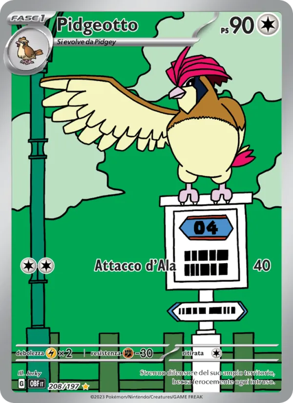 Pidgeotto (Ossidiana Infuocata #208/197)
