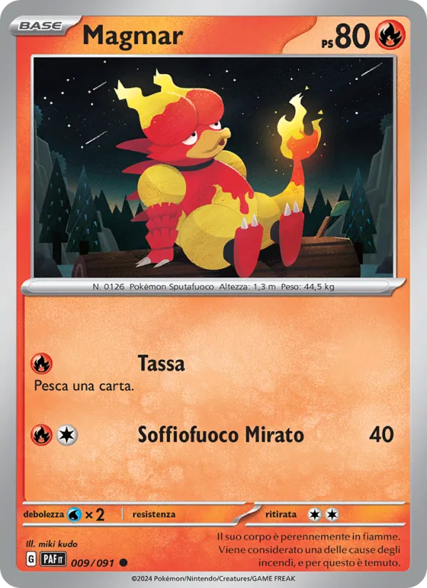 Magmar (Destino di Paldea #009/91)