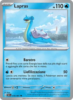 Lapras (Destino di Paldea #016/91)