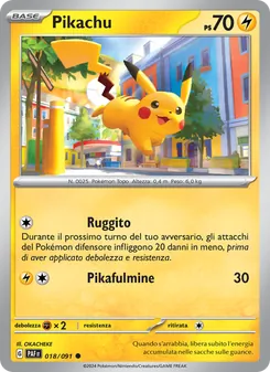 Pikachu (Destino di Paldea #018/91)