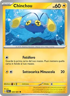 Chinchou (Destino di Paldea #020/91)
