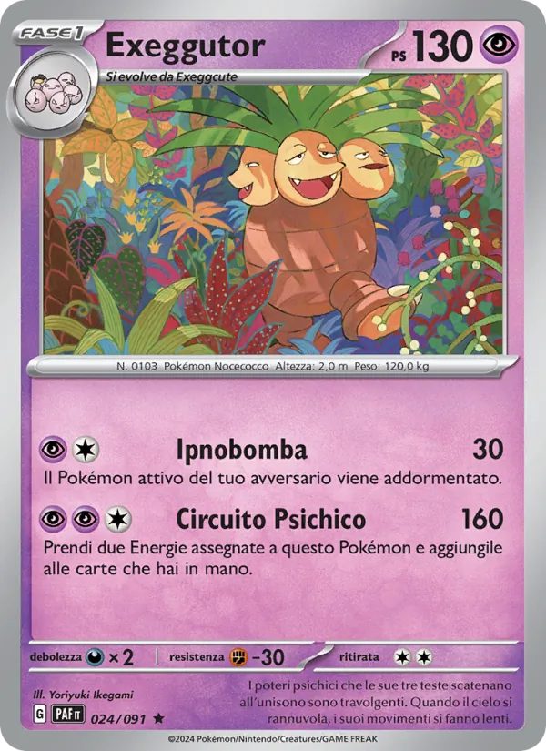 Exeggutor (Destino di Paldea #024/91)
