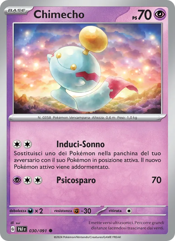 Chimecho (Destino di Paldea #030/91)