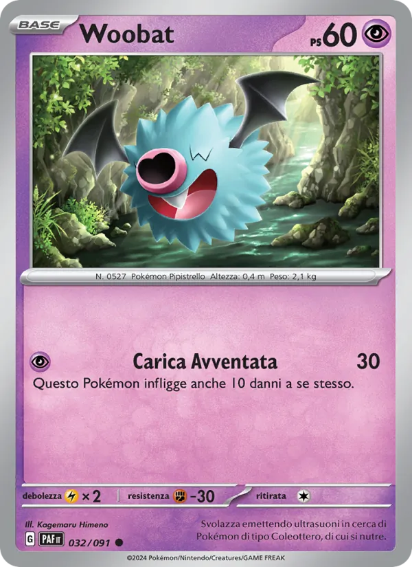 Woobat (Destino di Paldea #032/91)